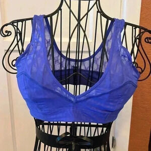 Fenty Peak Performance Low-Impact X Mesh Sports Bra and Leggings Set-Sz XS